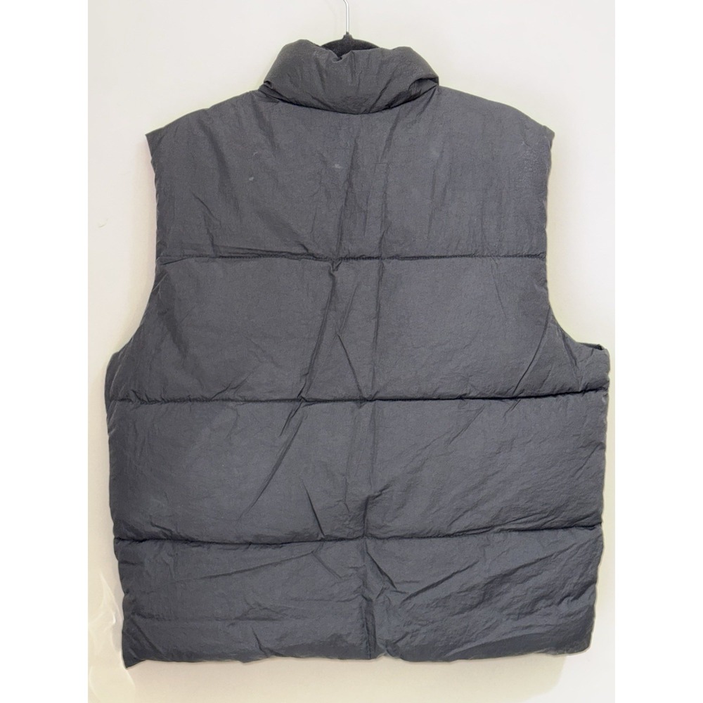 Old Navy Men's Black Frost-Free Water-Resistant Puffer Vest Jacket Large - Picture 6 of 9